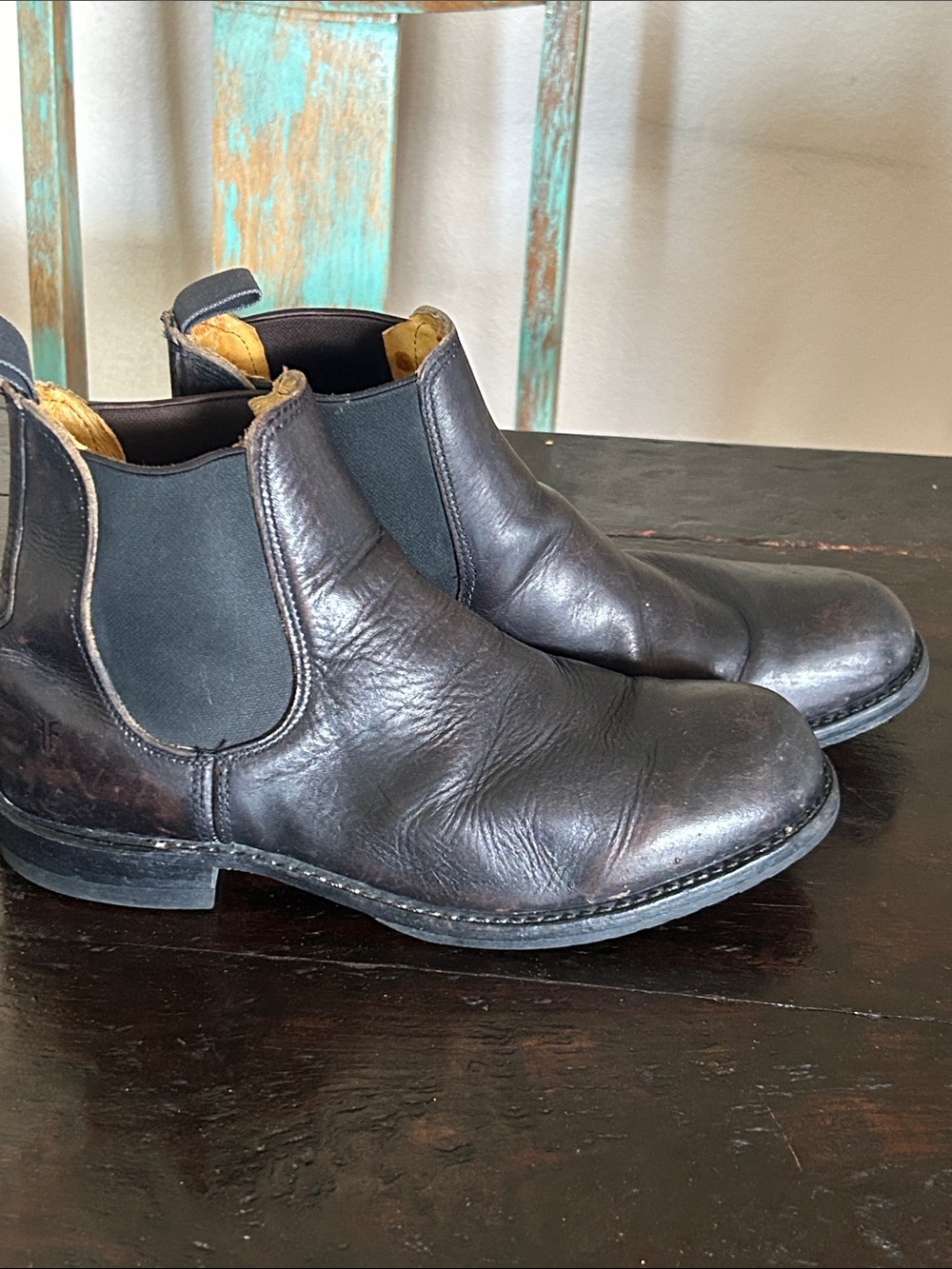 Men's Frye Black Leather Boot